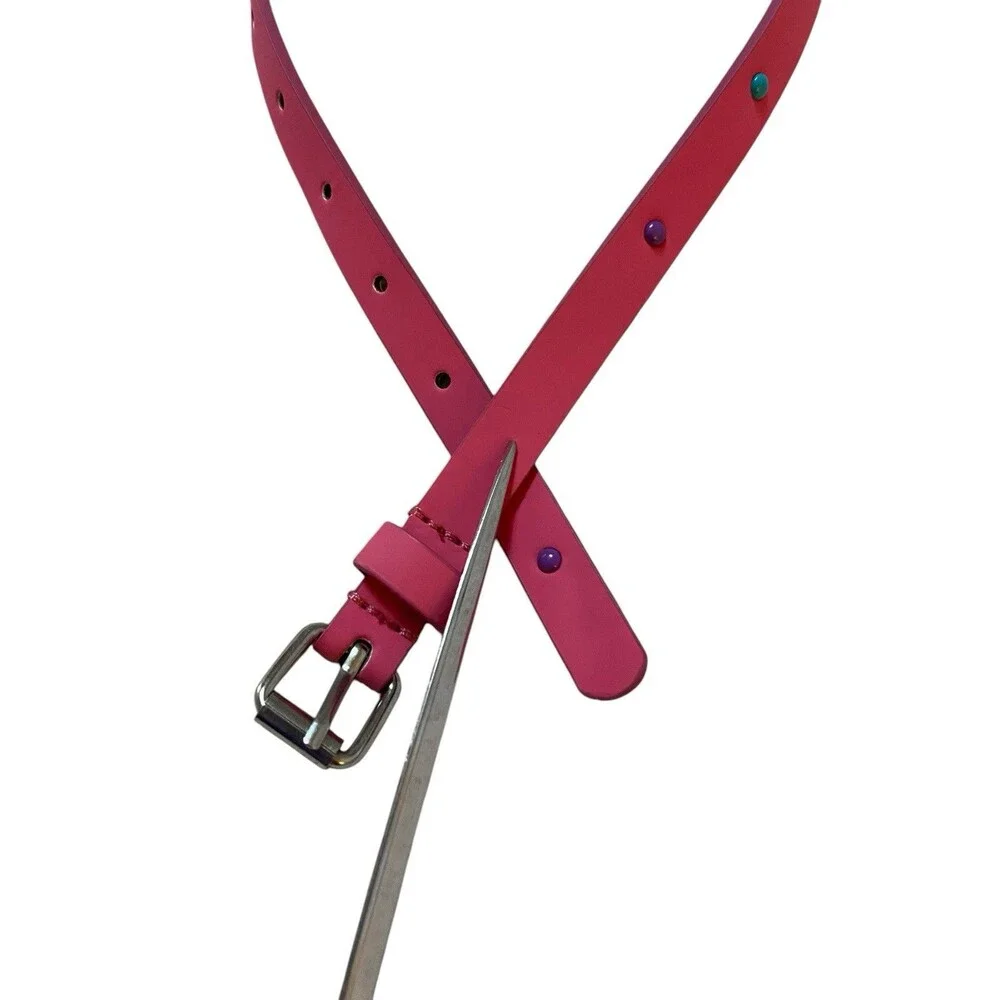 Pink Studded Belt Size S Girls New